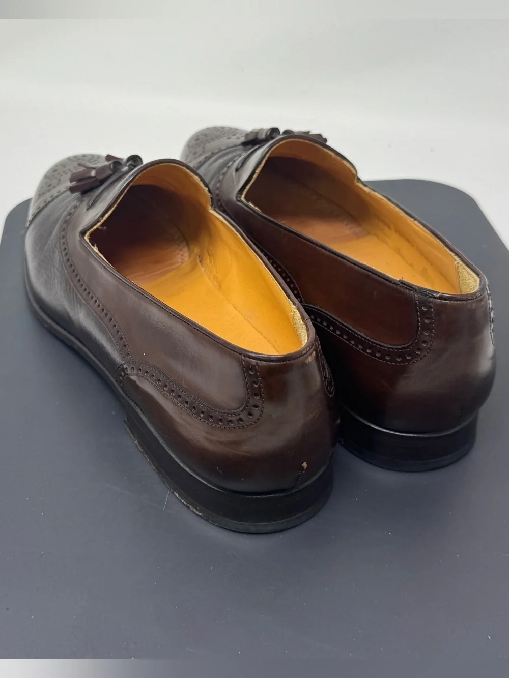 Vintage Mezlan Tassel Leather Loafers shoes Men 11.5 M Spain